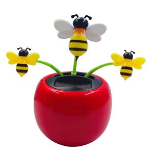 3 Stücke Mini Tanzender Solarfigur Wackelfigur Solarbetriebene Figur Spielzeug 