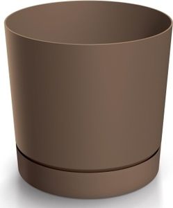 Doniczka Tubo P rustykalna cegła z podstawką 3,2l - Prosperplast