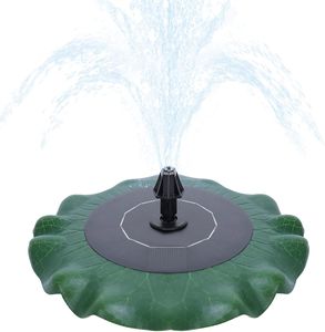 ACXIN 1,4W Solar Springbrunnen Solar Teichpumpe Solar Wasserpumpe mit 7 Fontänenstile, Lotosform Solarbrunnen für Garten, Teich, Vogelbad