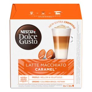 Nescafé Dolce Gusto Latte Macchiato Caramel (1 x 16 kapsułek)