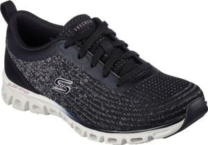 Skechers GLIDE-STEP HEAD START Damen Sneakers 104325 BKW schwarz , Schuhgröße:36 EU
