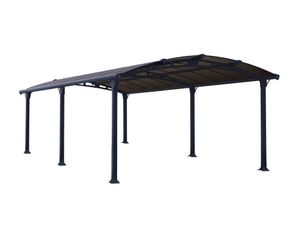 Palram Canopia Arcadia Carport, anthrazit 644x359x242 in cm (LxBxH)