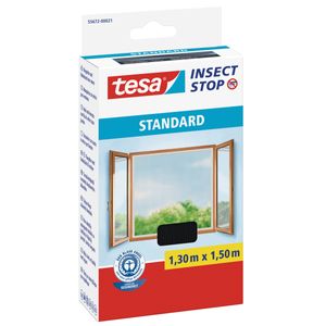 Tesa síť proti hmyzu standardní pro okna 130cm x 150cm antracitová
