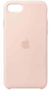 Apple Silikon Case sandrosa iPhone SE (2020)/iPhone 8/iPhone 7 Schutzhülle Cover