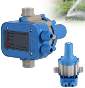 Automatischer Pumpendruckregler IP65 10A 220V Elektronische  Schaltersteuerung für Wasserpumpe Durchflusswächter Pumpensteuerung Druckschalter Hauswasserwerk