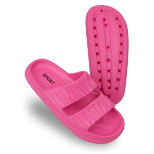 Strand Slipper Damen Super Soft & Weiche Sommer Pantoletten, Badelatschen pink 289666453, Gr. 36-37