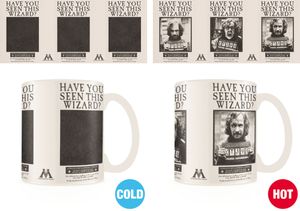 Harry Potter - Wanted - Sirius Black - Thermoeffekt Tasse - Größe Ø8,5 H9,5cm