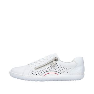 Rieker Damen Schnürschuhe Halbschuhe Sneaker 52824, Größe:38 EU, Farbe:Weiß