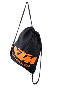 KTM Rucksack Turnbeutel Stoffbeutel - schwarz orange