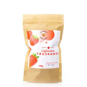 Truskawki liofilizowane całe (500g)