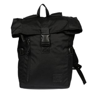 Großer Herren Damen Rucksack Kurierrucksack Laptop Tablet Fach Schule Uni Arbeit Schwarz