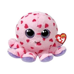 Beanie Boos Bubliny - Růžová chobotnice 15 cm