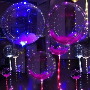 ​10 Stück LED Leucht Ballons Bunte Luftballon Lichterkette Party Geburtstag Hochzeit Deko