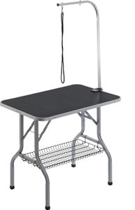 VEVOR Trimmtisch 985x615x1662mm Schertisch Edelstahl Hundepflegetisch 150kg Tragfähigkeit Frisiertisch Hund Faltbar Tierpflegetisch 914,4x609,6mm Desktop Ideal für Baden Trimmen Trocknen Bürsten VEVOR Trimmtisch 985x615x1662mm Schertisch Edelstahl Hundepflegetisch 150kg Tragfähigkeit Frisiertisch Hund Faltbar Tierpflegetisch 914,4x609,6mm Desktop Ideal für Baden Trimmen Trocknen Bürsten