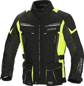 Büse Lago Pro Motorrad Textiljacke, schwarz/gelb, 2XL