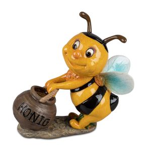 Formano Biene mit Honigtopf Honigbiene Honig Handbemalt Figur Bee