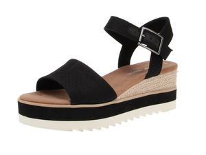 Toms 10017856 Diana - Damen Schuhe Sandaletten - Black, Größe:37 EU