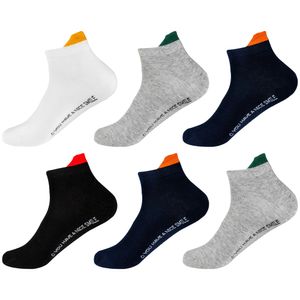 Texemp | 6 | 12 Paar Sneaker Socken Herren Damen Sport Füßlinge Quarter Baumwolle Uni | B19 | 6 Paar | 39-42