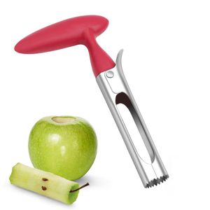 Asdirne Apfelentkerner mit ABS-Griff und gezackter Edelstahlklinge 17,5cm - Entfernen Sie mühelos Kerne aus Äpfeln, Birnen und mehr