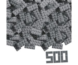 Simba Blox   500 8er Bausteine grau    kompatibel mit bekannten Spielsteinen