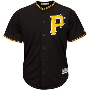 MLB Pittsburgh Pirates Baseball Trikot Cool base Majestic Jersey schwarz (XL)