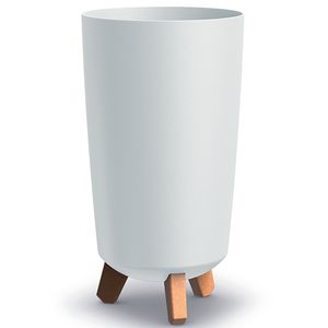 NABBI Kunststoff-Pflanzgefäß auf Beinen DGTL200 19,5 cm - weiß
