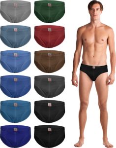 TEXEMP 6er Pack Herren Slips Baumwolle Unterhosen Schlüpfer Unterwäsche S-6XL | B142 - XXL - 6 Stück