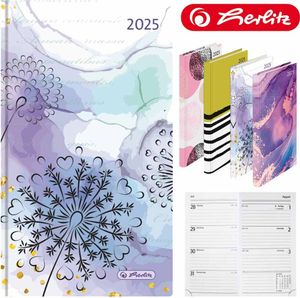 Herlitz Buchkalender Slimtimer Emotion 2025, Jahr / Motiv:2025 / Blume