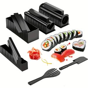 Sushi Maker Kit, DIY Sushi Making Kit, Roll Sushi Maker, Reisrollenform für die Küche DIY, Reisrollenform, einfach zu verwenden, kreative Sushi-Formen, Küchenwerkzeuge
