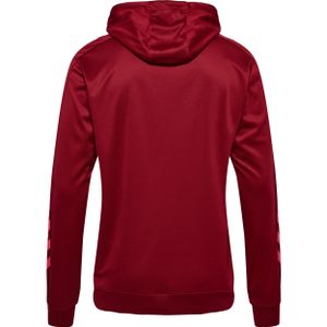 Hummel Promo Poly Kapuzen Sweatshirt, BIKING RED/RASPBERRY SORBET, S, Herren