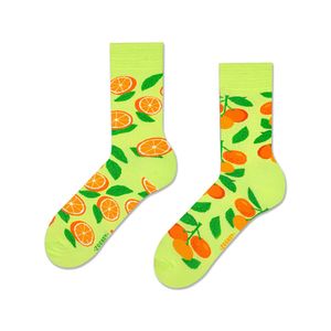 Herrensocken "Orange", Größe 41-46, bunte Socken mit lustigem Muster