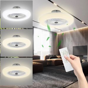 Yakimz 80W Deckenventilator Timer Kühler Beleuchtung Lüfter LED Weiß Fan Leuchte Zimmer