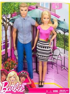 Mattel DLH76 - Barbie - Puppe, 2 Stk., Barbie und Ken