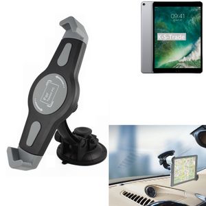 K-S-Trade Scheiben-Halterung für Tablets kompatibel mit Apple iPad Pro 10,5 Zoll LTE KFZ Tablet Saugnapf Auto Halterung Windschutzscheibe Holder