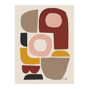 Dan Hobday - Leinwanddruck "Walkin'" PM5685 (50 cm x 40 cm) (Bunt)