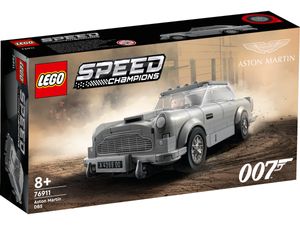 LEGO 76911 Speed Champions 007 Aston Martin DB5, James Bond Spielzeug, Automodell Nachbildung mit Minifigur, Keine Zeit zu Sterben, Set zum Sammeln