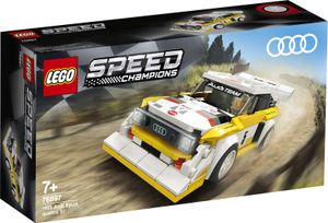 LEGO 76897 Speed Champions 1985 Audi Sport quattro S1, Spielzeugauto für Mädchen und Jungen ab 7 Jahre, Bausatz für Modellauto, Rennauto