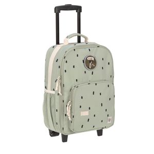 Cestovní kufr Lässig pro děti Trolley Happy Prints světlý olivový