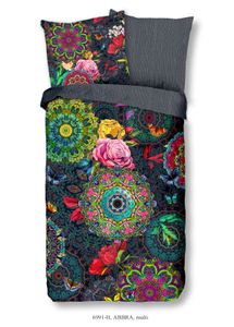 Hip Bettwäsche mit Mandalas und Blumen - Abbra - 135x200 cm - 100% Baumwolle / Satin
