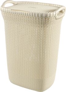 Curver KNIT Wäschebox, 57L, vers. Farben Farbe: Oasis white