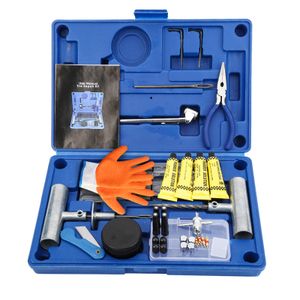 SWANEW 73tlg Reparaturset Werkzeug Werkzeugset Reifenreparatur Pannenset Flickzeug Werkzeugset