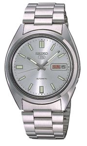 Seiko 5 Automatic Stainless Steel Silver Dial Men's Watch