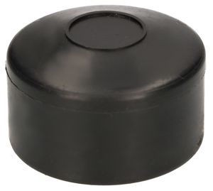 KOTARBAU® Zaunpfostenkappe 48 mm 100-er Satz Rund Kunststoff Schwarz