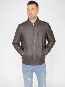 JCC Lederblouson 31018159 Herren brown 58