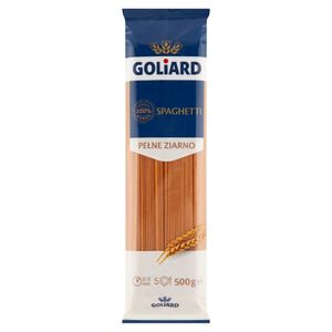 Pełnoziarnisty makaron spaghetti Goliard 500 G