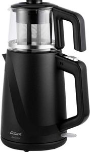 Arzum AR3062, Schwarz, Kunststoff, 2 l, 1 l, Glas, Edelstahl