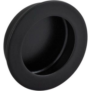Muschelgriff Forrada ø 40 mm, Einlass ø 34 mm, Edelstahl schwarz matt