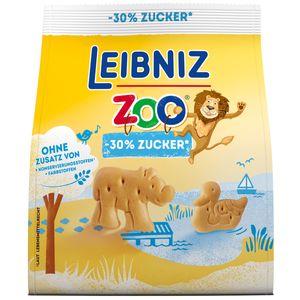 Leibniz Zoo knusprige Kekse mit 30 Prozent weniger Zucker 125g