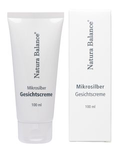 Gesichtscreme Mikrosilber 100ml Face Microsilver Cream Soft Silber Creme Gesicht leichte Pflege bei Hautunreinheiten Microsilber