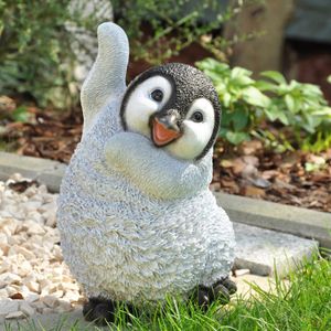 Dekofigur Gartenfigur Pinguin